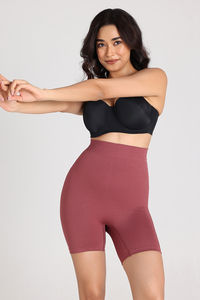 Zivame All Day Seamless Highwaist Thigh Shaper - Wild Ginger — thumbnail 2
